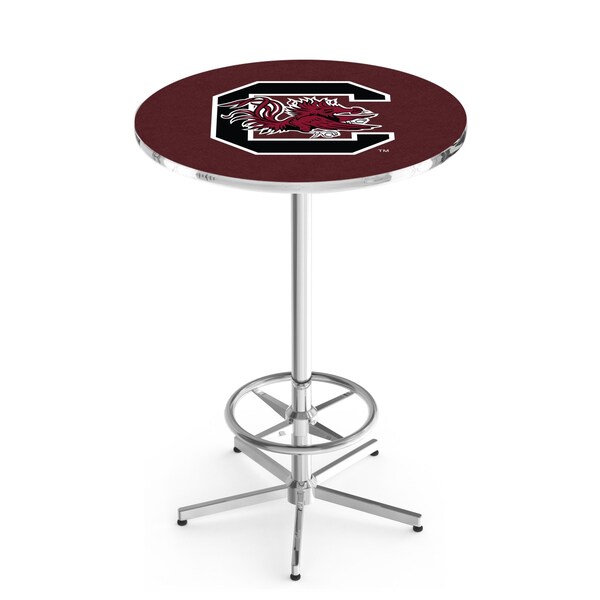 42" Chrome South Carolina Pub Table